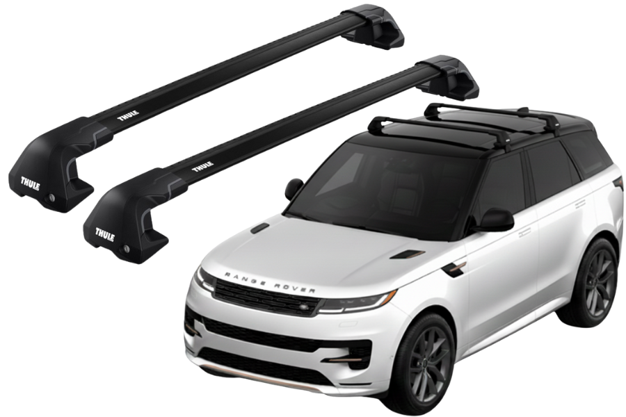 Barras THULE EDGE Flush para autos LAND ROVER Range Rover Sport desde 2022 negro
