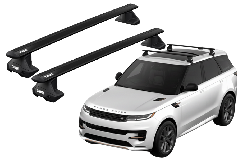 Barras THULE EVO WingBar para autos LAND ROVER Range Rover Sport desde 2022 negro