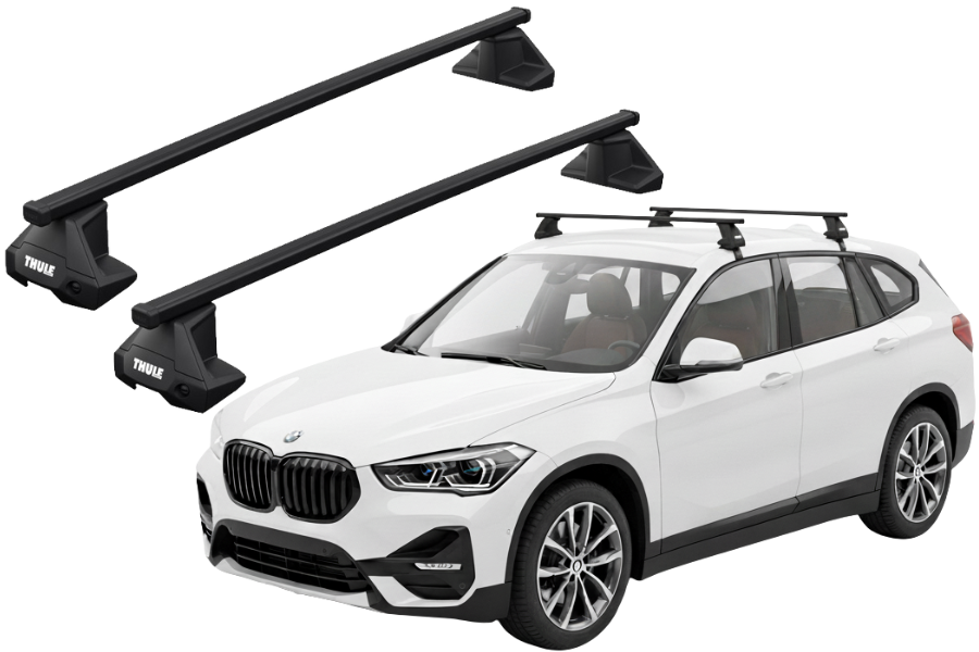 Barras THULE EVO SquareBar para autos BMW X1 (U11) desde 2023