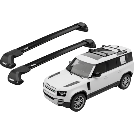 Barras THULE EDGE Flush para autos LAND ROVER Defender 90/110/130 2020- negro