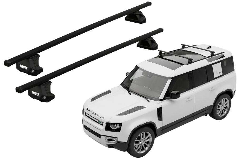 Barras THULE EVO SquareBar para autos LAND ROVER Defender 90/110/130 2020-