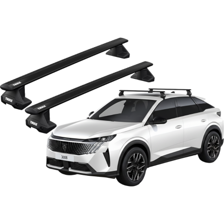 Barras THULE EVO WingBar para autos PEUGEOT 3008 desde 2024 negro