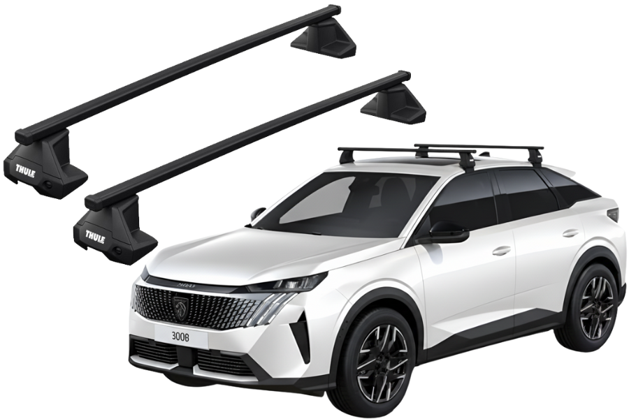 Barras THULE EVO SquareBar para autos PEUGEOT 3008 desde 2024