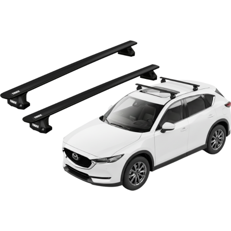 Barras THULE EVO WingBar para autos MAZDA CX-5 desde 2017 negro