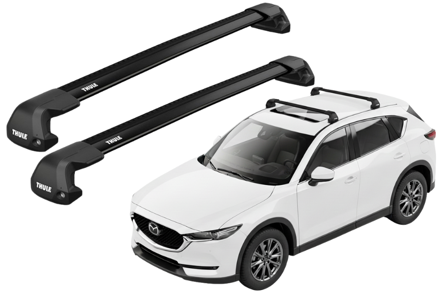 Barras THULE EDGE Flush para autos MAZDA CX-5 desde 2017 negro