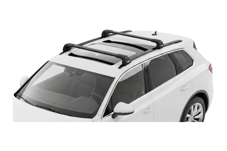 Barras THULE EDGE Flush para autos VOLKSWAGEN Touareg desde 2024 negro
