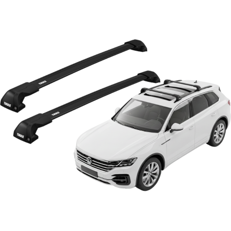 Barras THULE EDGE Flush para autos VOLKSWAGEN Touareg desde 2024 negro