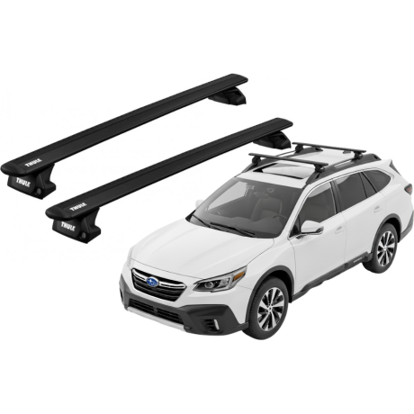 Barras THULE EVO WingBar para autos SUBARU OUTBACK desde 2021 negro