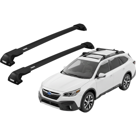 Barras THULE EDGE Flush para autos SUBARU OUTBACK desde 2021 negro