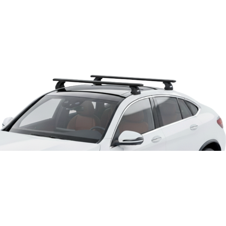 Barras THULE EVO WingBar para autos MERCEDES BENZ GLC Coupé desde 2023 - negro