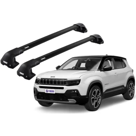 Barras THULE EDGE Flush para autos JEEP Avenger desde 2023 negro
