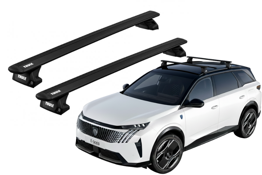 Barras THULE EVO WingBar para autos PEUGEOT 5008 desde 2024 negro
