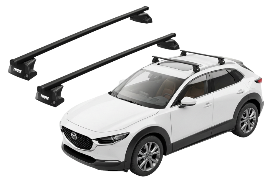 Barras THULE EVO SquareBar para autos MAZDA CX-30 desde 2020