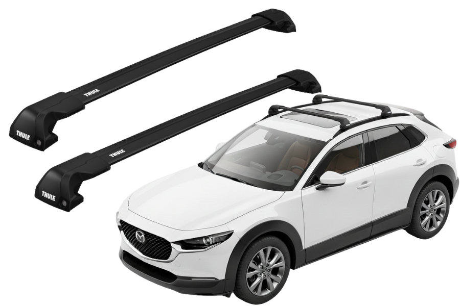 Barras THULE EDGE Flush para autos MAZDA CX-30 desde 2020 negro