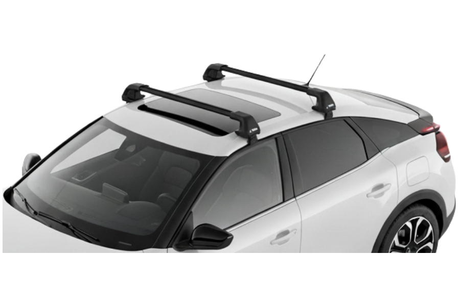 Barras THULE EDGE Flush para autos CITROEN C4 desde 2021 negro