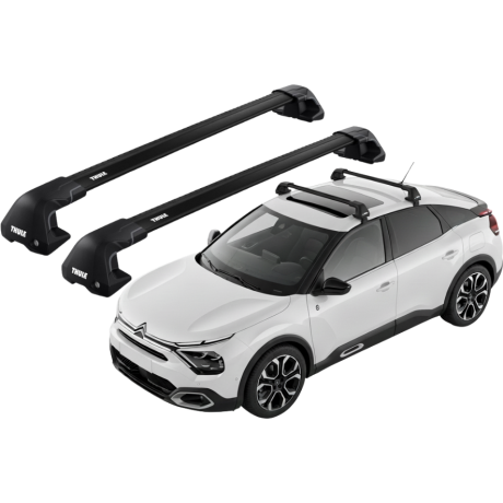 Barras THULE EDGE Flush para autos CITROEN C4 desde 2021 negro