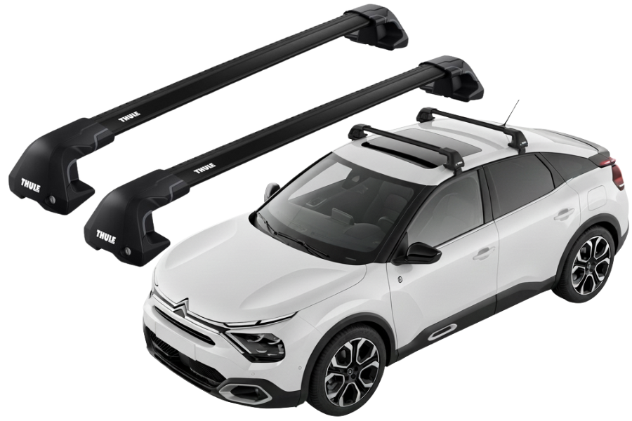 Barras THULE EDGE Flush para autos CITROEN C4 desde 2021 negro