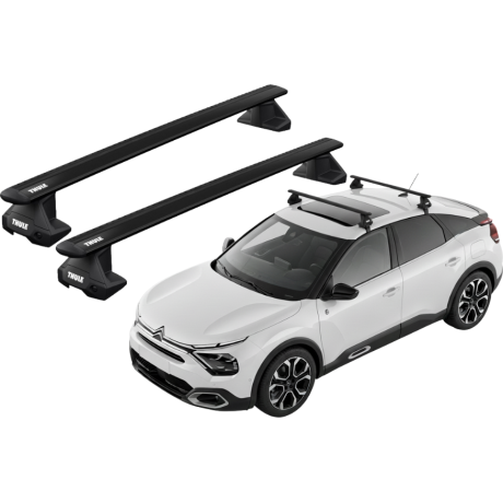 Barras THULE EVO WingBar para autos CITROEN C4 desde 2021 negro