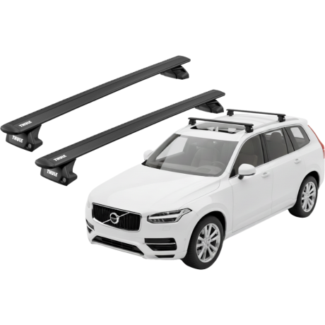 Barras THULE EVO WingBar para autos VOLVO XC90 desde 2015 -  negro