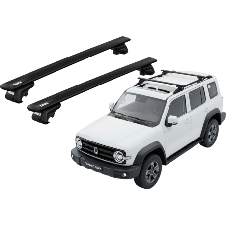 Barras THULE EVO WingBar para autos GREAT WALL Tank 300 desde 2023 negro