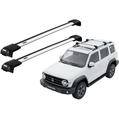 Barras THULE EDGE Flush para autos GREAT WALL Tank 300 desde 2023