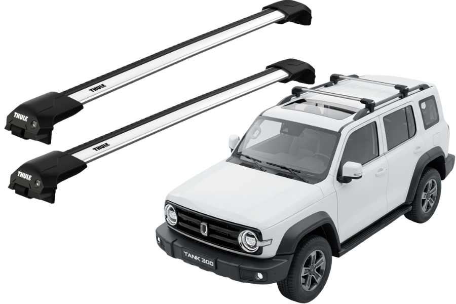 Barras THULE EDGE Flush para autos GREAT WALL Tank 300 desde 2023