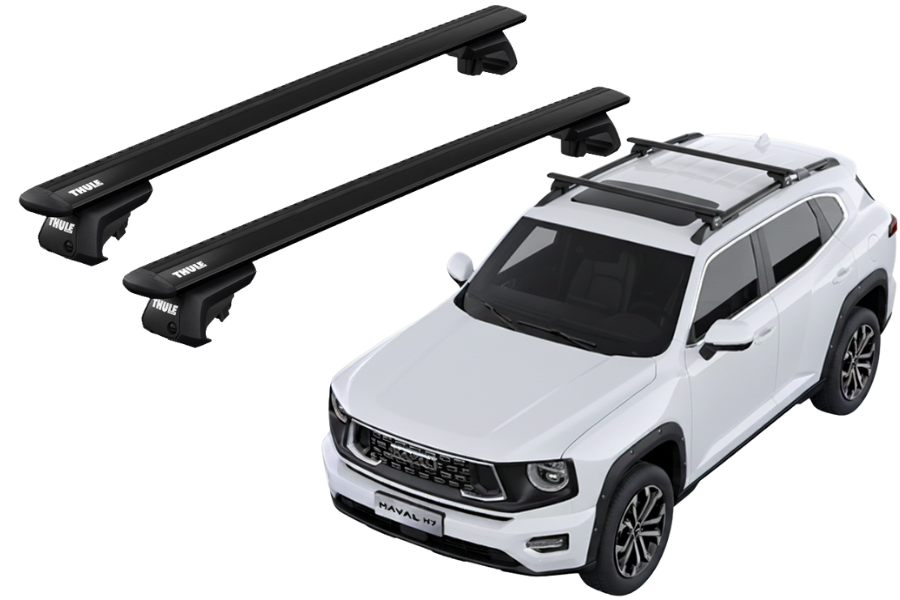 Barras THULE EVO WingBar para GREAT WALL H7 desde 2025 negro