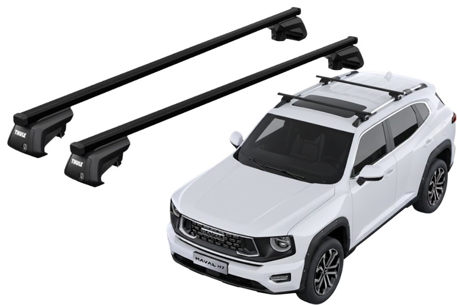 Barras THULE EVO SquareBar para GREAT WALL H7 desde 2025-