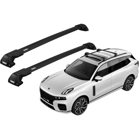 Barras THULE EDGE Flush para autos LYNK & CO 09 desde 2024- negro
