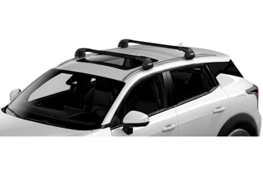 Barras THULE EDGE Flush para autos LYNK & CO 06 desde 2024 negro