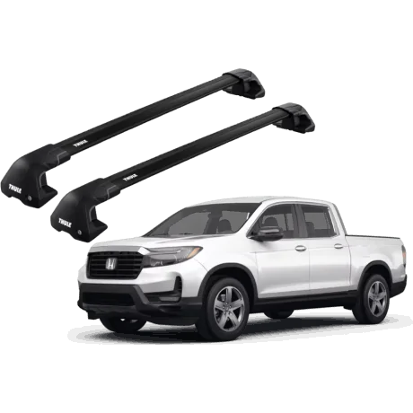 Barras THULE EDGE Flush para camioneta HONDA Ridgeline desde 2017 negro