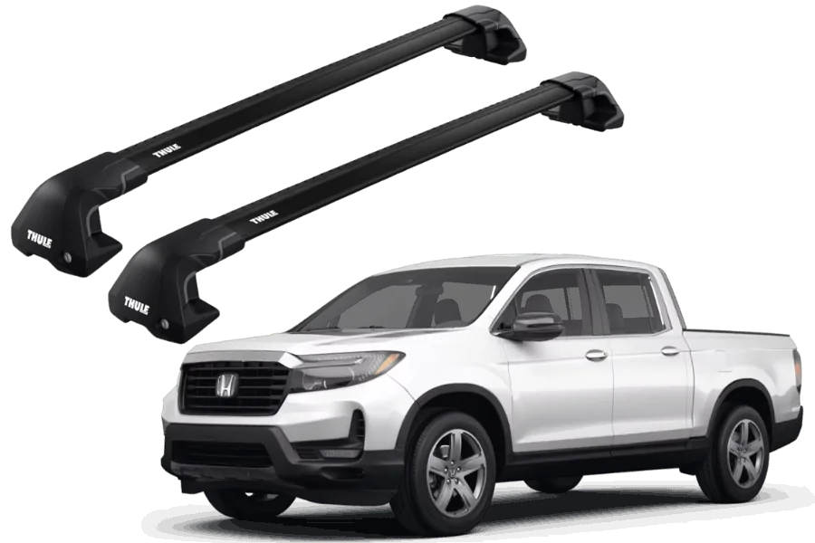 Barras THULE EDGE Flush para camioneta HONDA Ridgeline desde 2017 negro