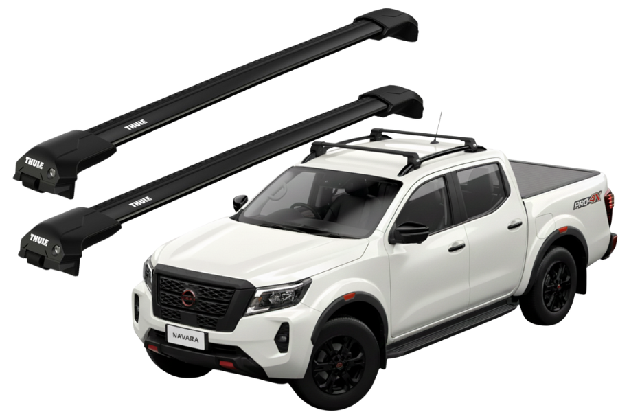 Barras THULE EDGE Flush para camioneta NISSAN Navara desde 2023 negro