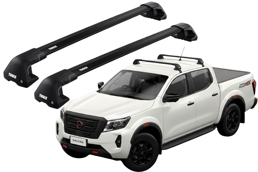 Barras THULE EDGE Flush para camioneta NISSAN Navara desde 2023 negro