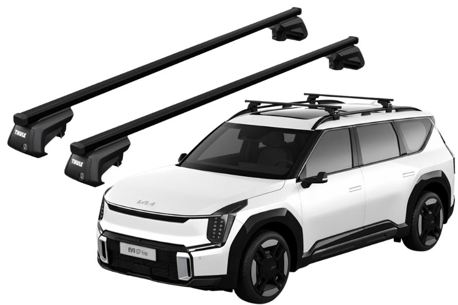 Barras THULE EVO SquareBar para KIA EV9 desde 2023-