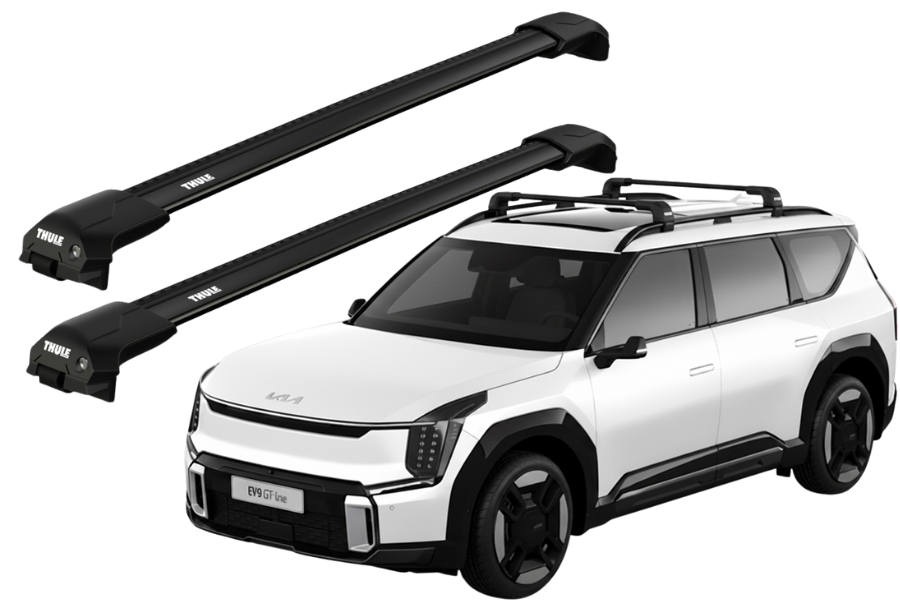 Barras THULE EDGE Flush para KIA EV9 desde 2023 negro