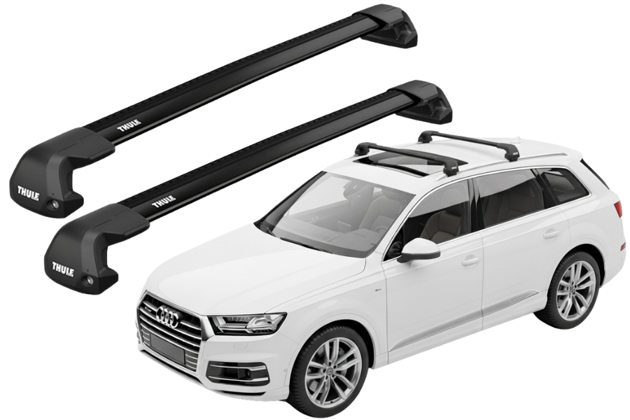 Barras THULE EDGE Flush para autos AUDI Q7 desde 2015 negro