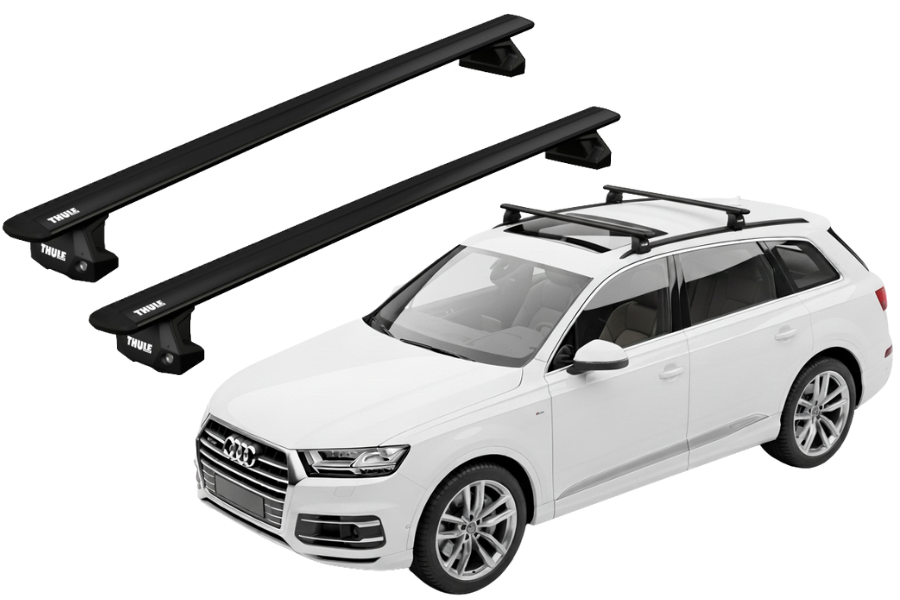 Barras THULE EVO WingBar para autos AUDI Q7 desde 2015 negro