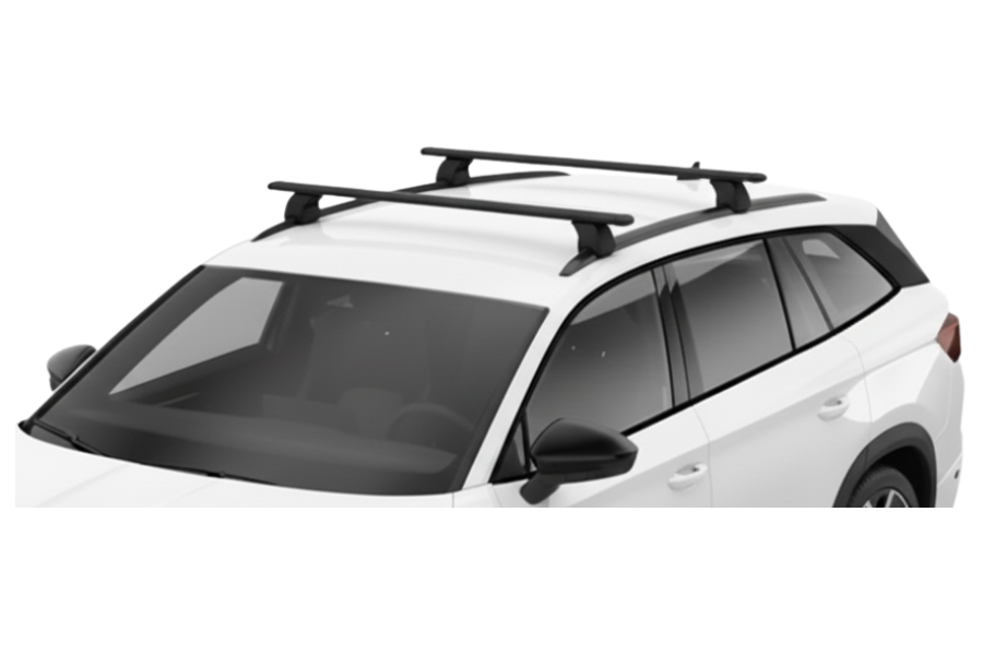 Barras THULE EVO WingBar para autos SKODA Kodiaq desde 2024 negro