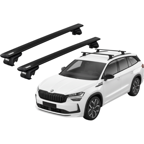 Barras THULE EVO WingBar para autos SKODA Kodiaq desde 2024 negro