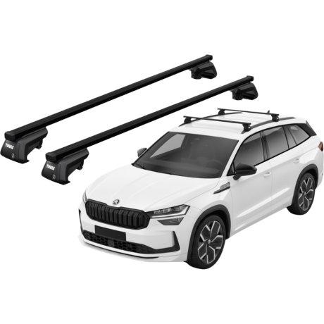Barras THULE EVO SquareBar para autos SKODA KODIAQ desde 2024-