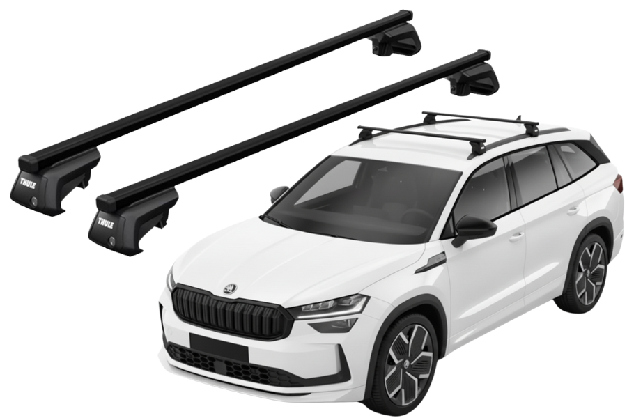 Barras THULE EVO SquareBar para autos SKODA KODIAQ desde 2024-