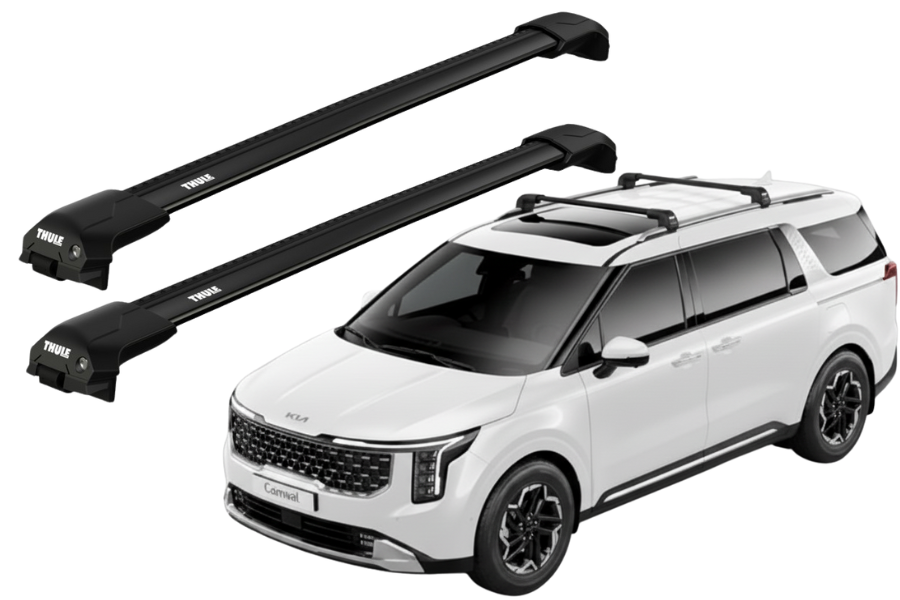 Barras THULE EDGE Flush para SUV KIA CARNIVAL desde 2022 negro
