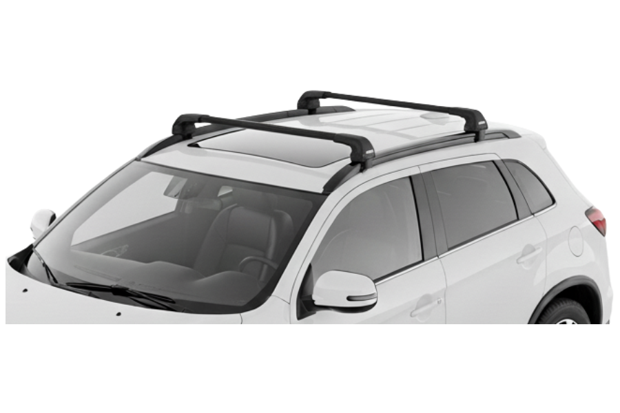 Barras THULE EDGE Flush para autos MITSUBISHI ASX desde 2021 - 2024 negro