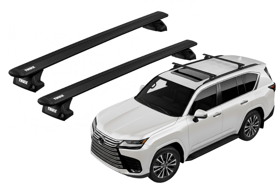 Barras THULE EVO WingBar para autos LEXUS LX desde 2022 negro
