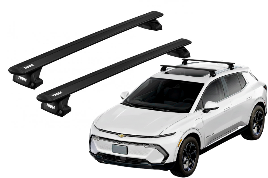 Barras THULE EVO WingBar para autos CHEVROLET Equinox EV desde 2024 - negro