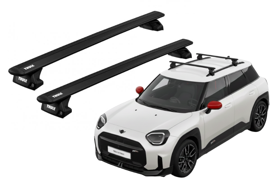 Barras THULE EVO WingBar para autos MINI Aceman desde 2024- negro