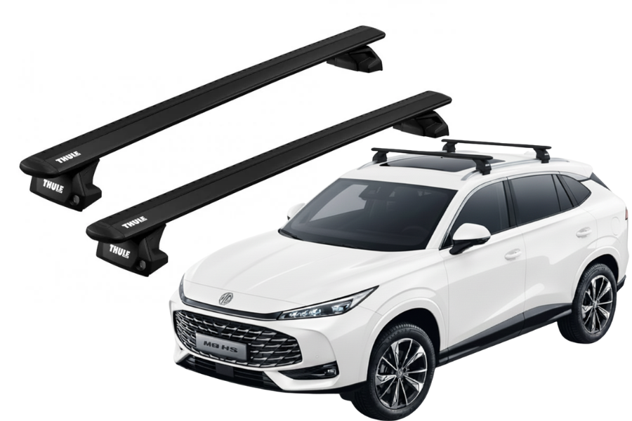 Barras THULE EVO WingBar para autos MG HS y E-HS 2025- negro