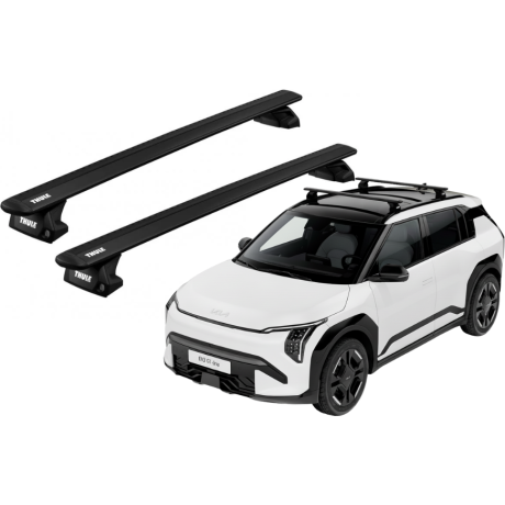 Barras THULE EVO WingBar para autos KIA EV3 desde 2025 negro
