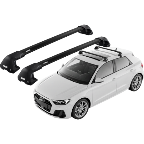 Barras THULE EDGE Flush para autos AUDI A1 desde 2019 negro